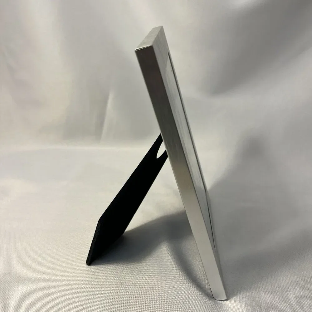 Lockheed Martin Brushed Silver-Tone Metal Picture Frame with Logo